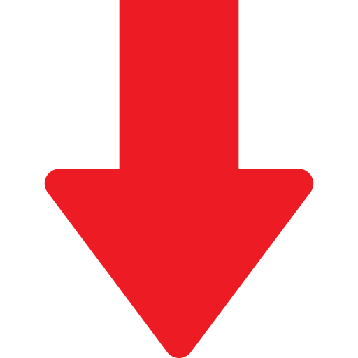 red arrow going down